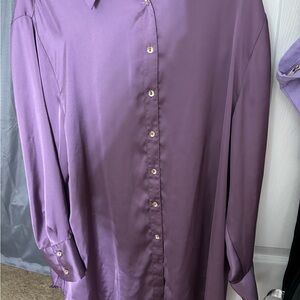 Cato Purple women’s button up